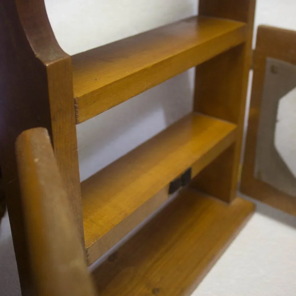 Handmade Wood Cabinet with Doors